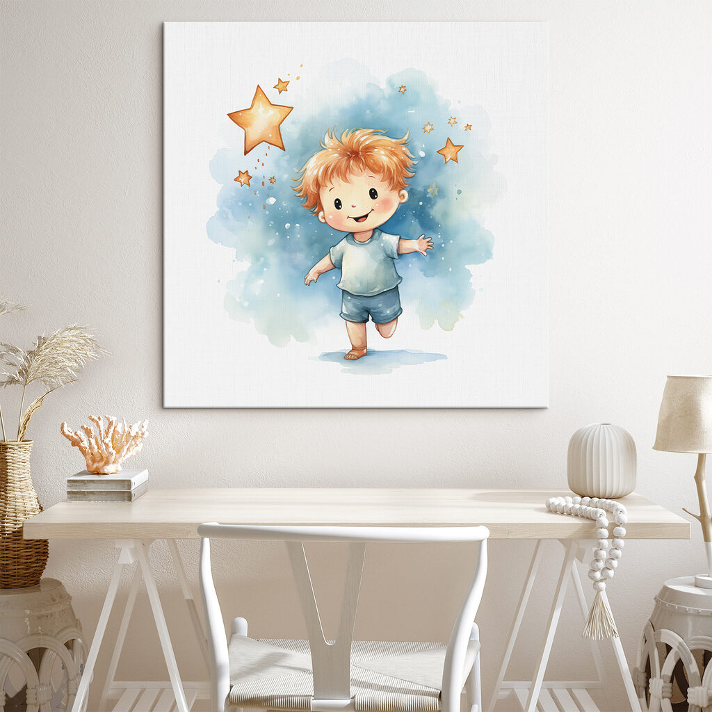 A cartoon of a boy A cartoon of a boy
