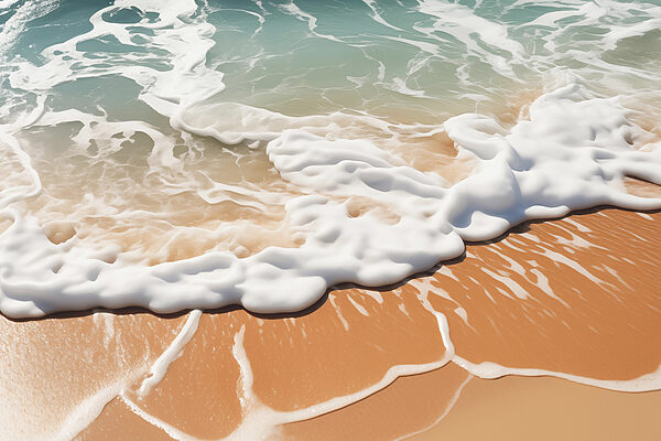Foam on the beach
