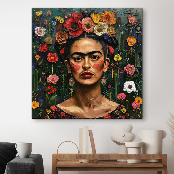 Quadri Una donna con dei fiori tra i capelli