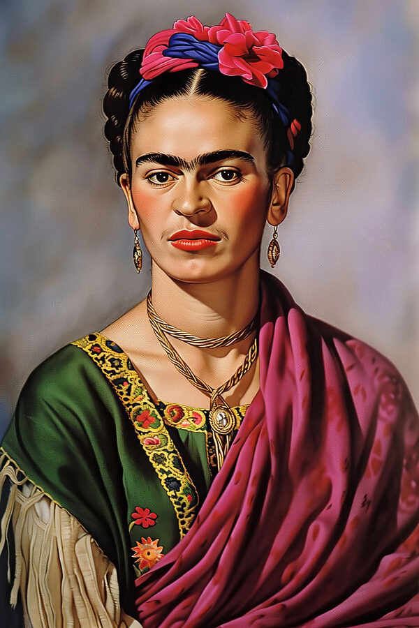 A painting of a woman A painting of a woman