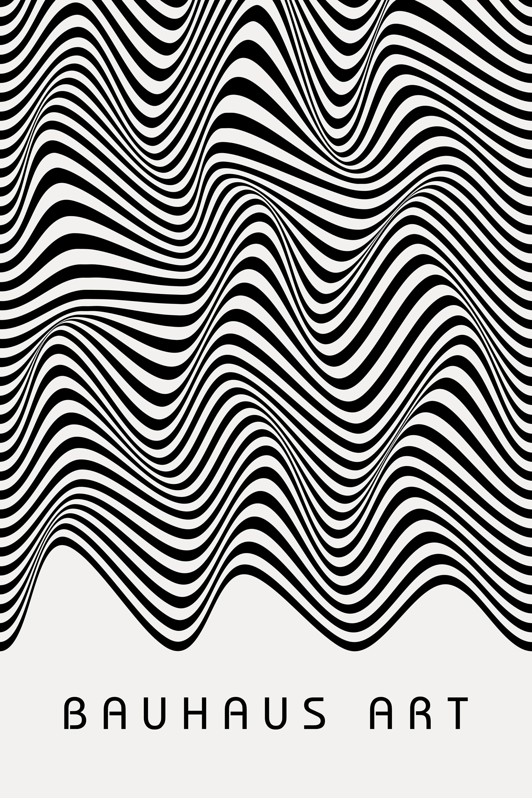 A black and white striped pattern