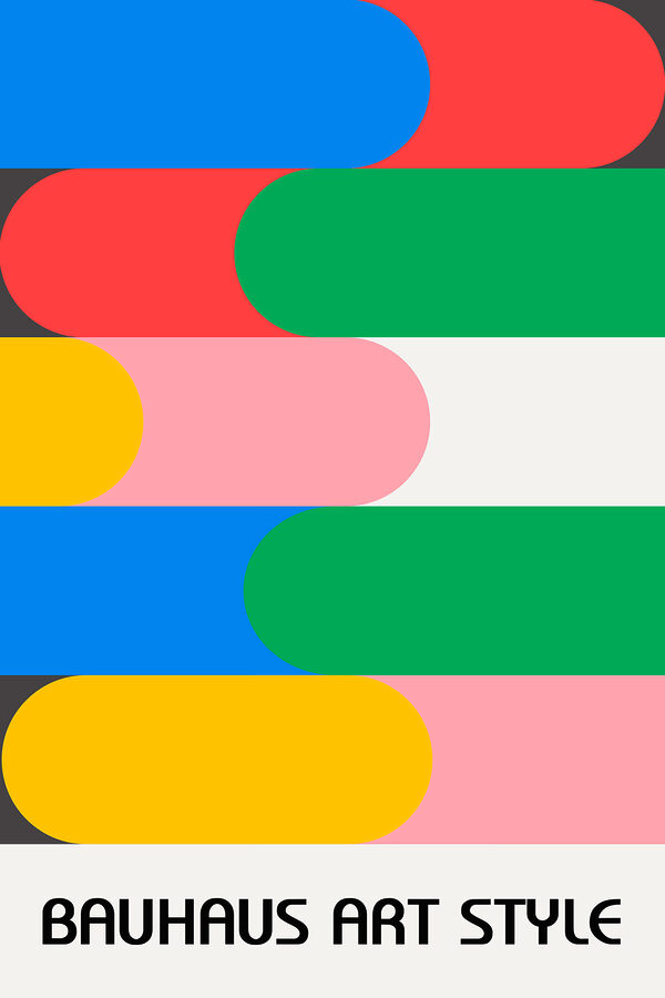 A colorful rectangular shapes
