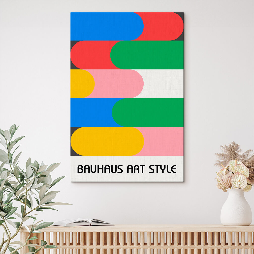 A colorful rectangular shapes