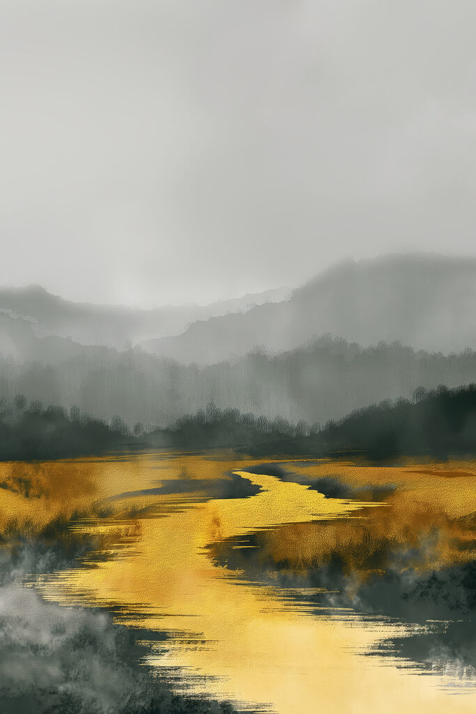 A river running through a forest A river running through a forest