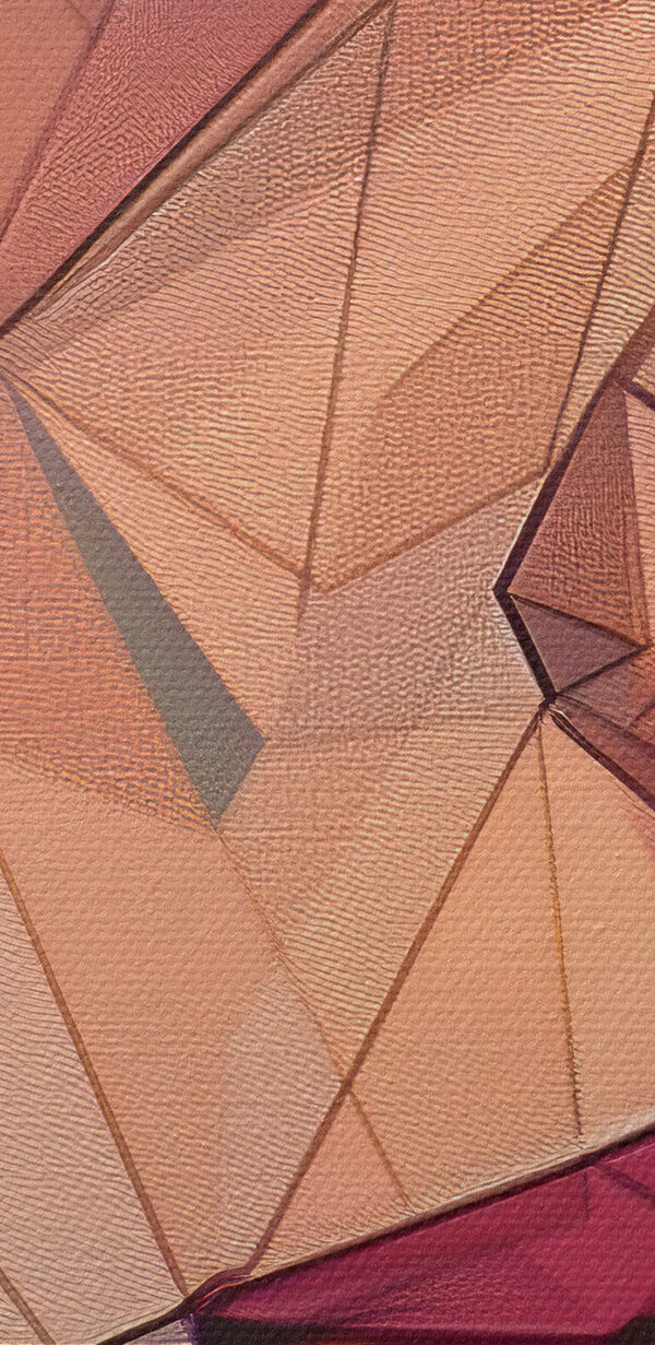 A woman's face with a low poly effect A woman's face with a low poly effect
