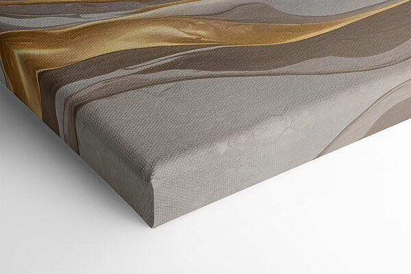 Flowing abstract swirls in earth tones