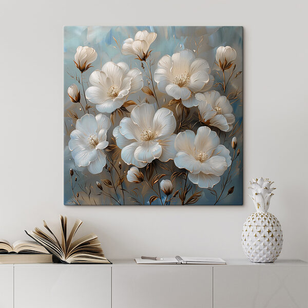 Quadri Quadri Un dipinto di fiori bianchi (COD: s39089)