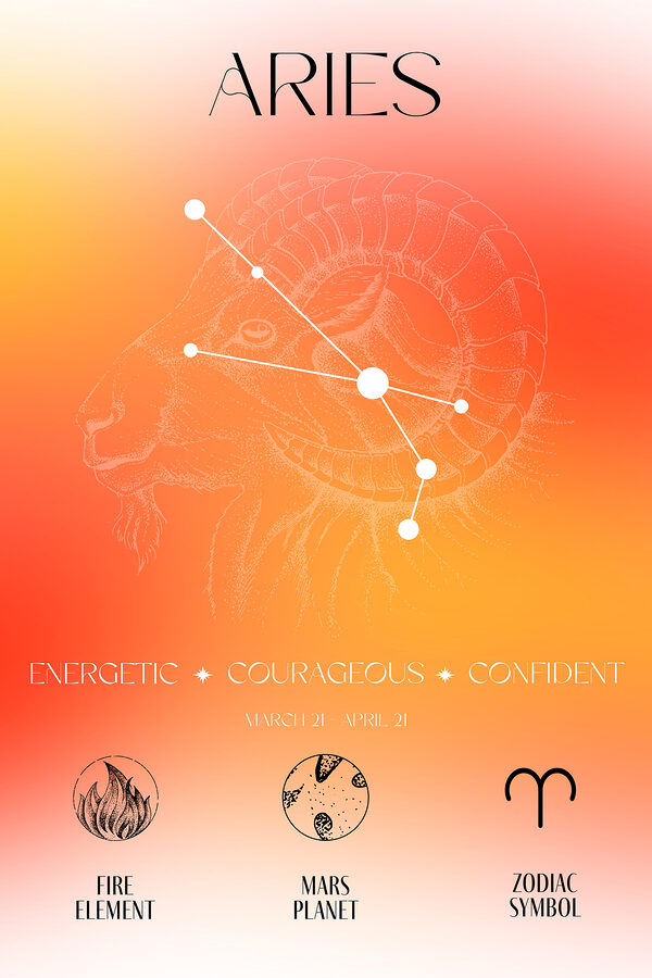 A screen shot of a zodiac sign