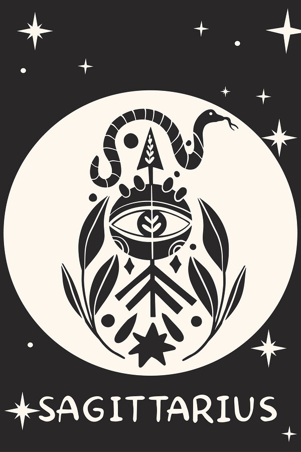 A black and white drawing of a snake and eye A black and white drawing of a snake and eye