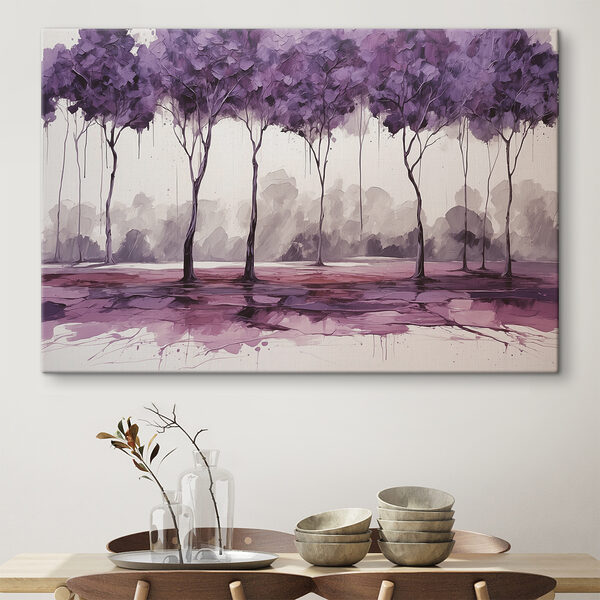 Quadri Un dipinto raffigurante alberi dalle foglie viola (COD: s39155) Quadri Quadri Un dipinto raffigurante alberi dalle foglie viola (COD: s39155)