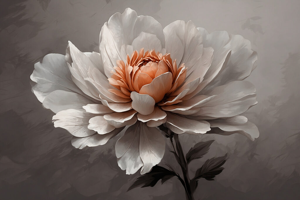 Delicate flower with soft petals Delicate flower with soft petals