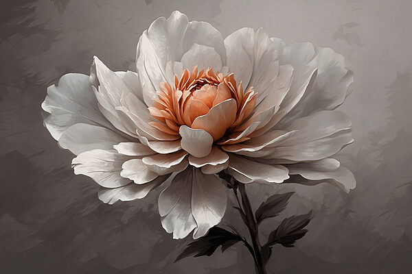 Delicate flower with soft petals Delicate flower with soft petals