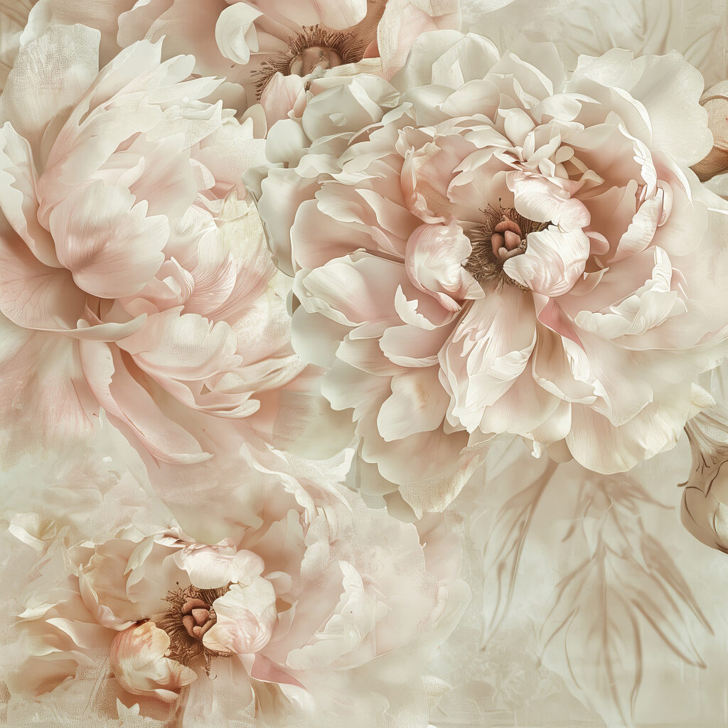 A group of white flowers