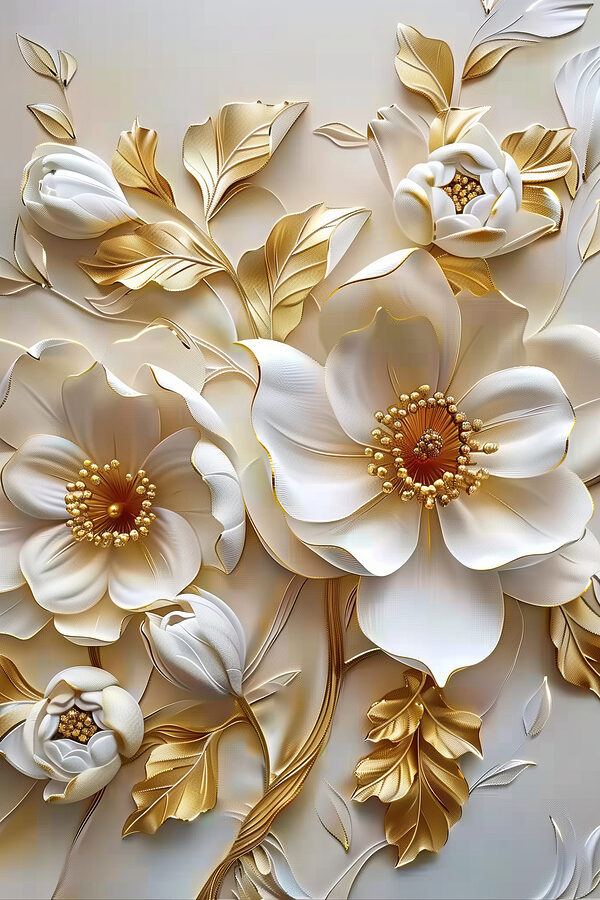 Elegant floral design with white flowers