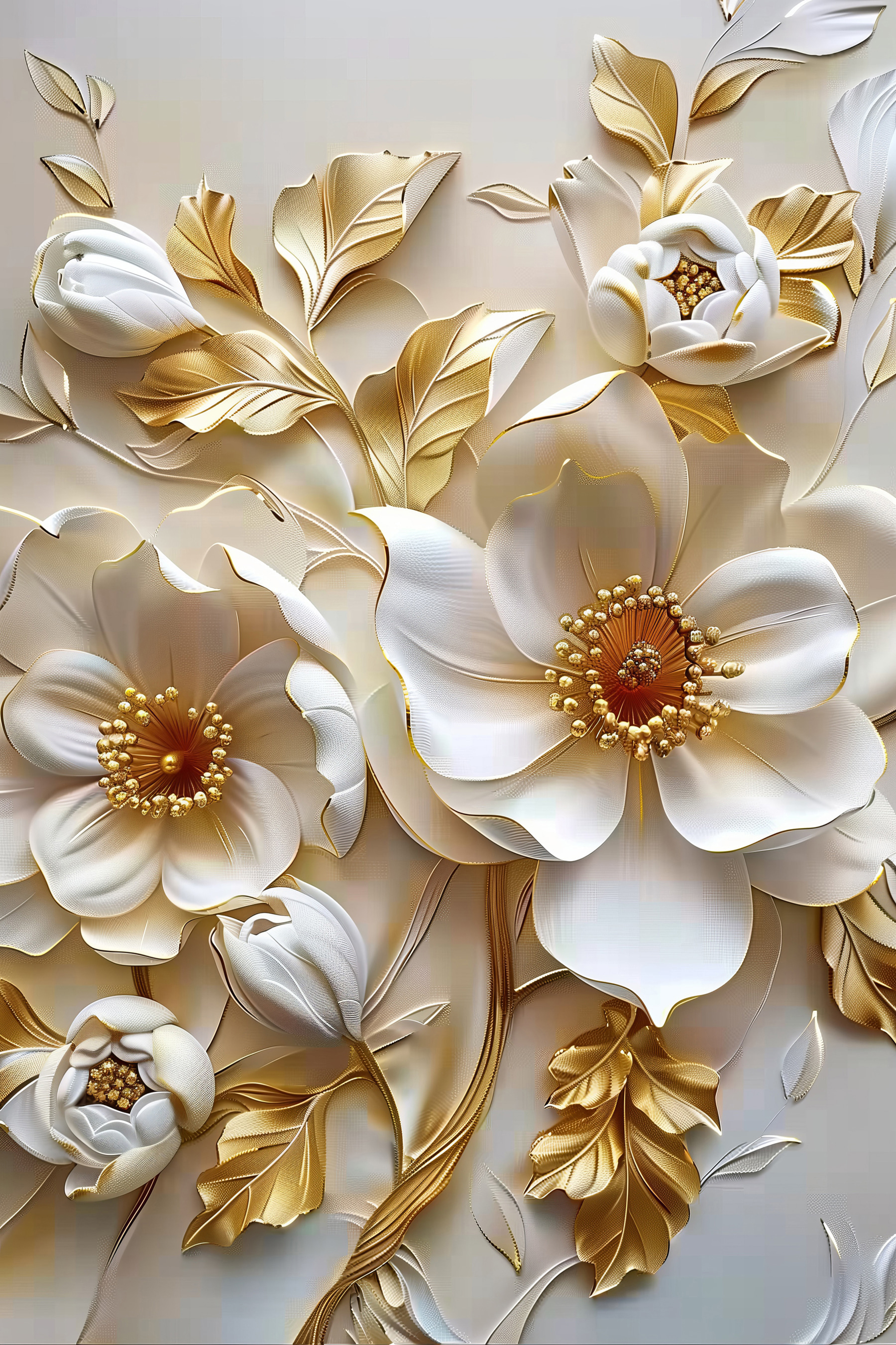 Elegant floral design with white flowers