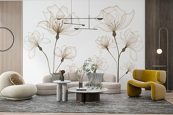 A group of flowers with stems A group of flowers with stems