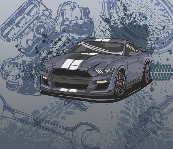 Un'auto con chiave inglese e ruote w01218p 600x517 - Un'auto con chiave inglese e ruote