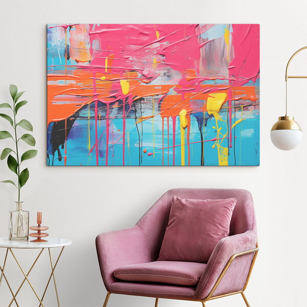 A painting of different colors A painting of different colors