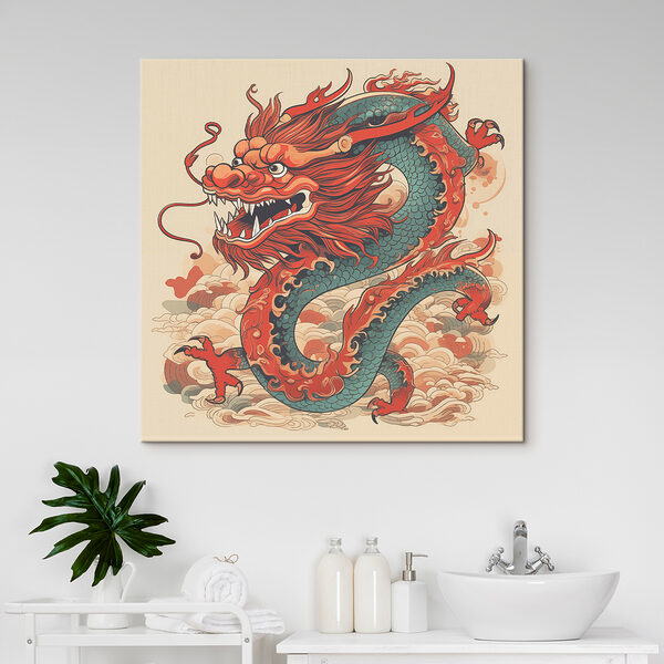 Quadri Un drago dalla lunga coda (COD: s39439) Quadri Quadri Un drago dalla lunga coda (COD: s39439)