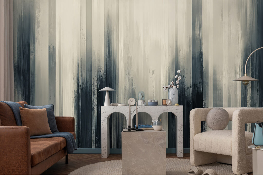 A black and white striped background A black and white striped background
