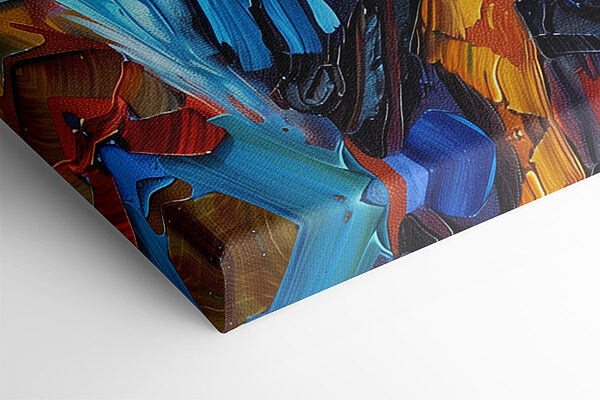 A painting of a bird