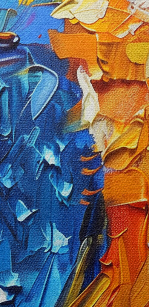 A painting of a bird