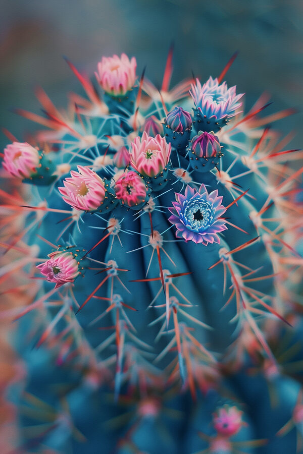 A close up of a cactus