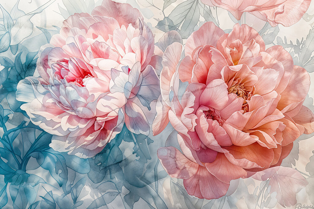 A close up of flowers