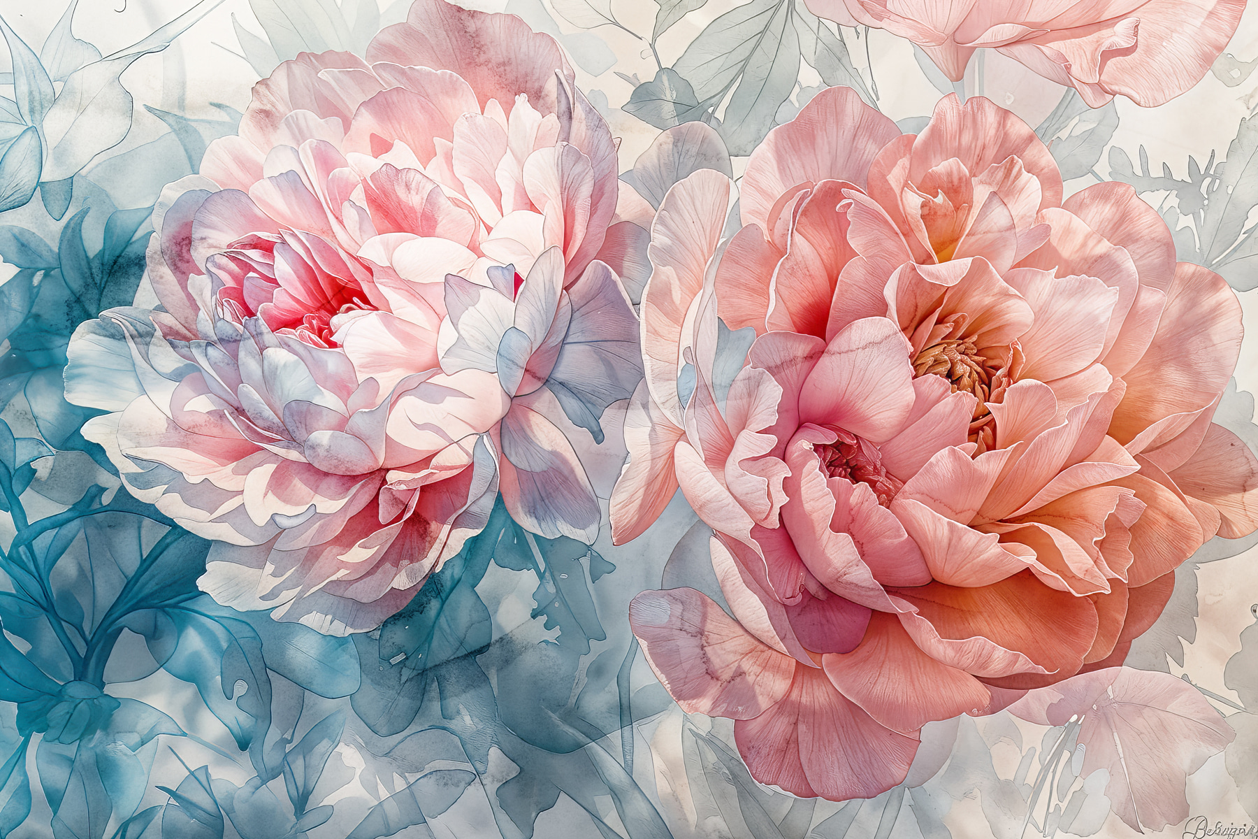 A close up of flowers