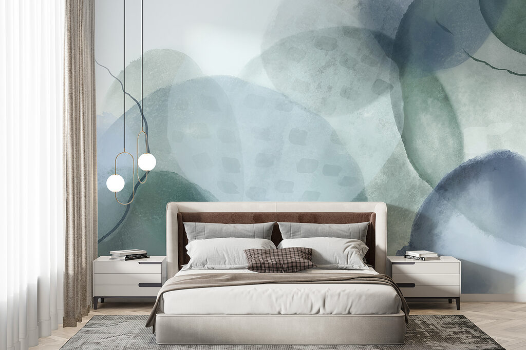 Close up of a painting