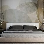 Carta da parati Primo piano di un dipinto