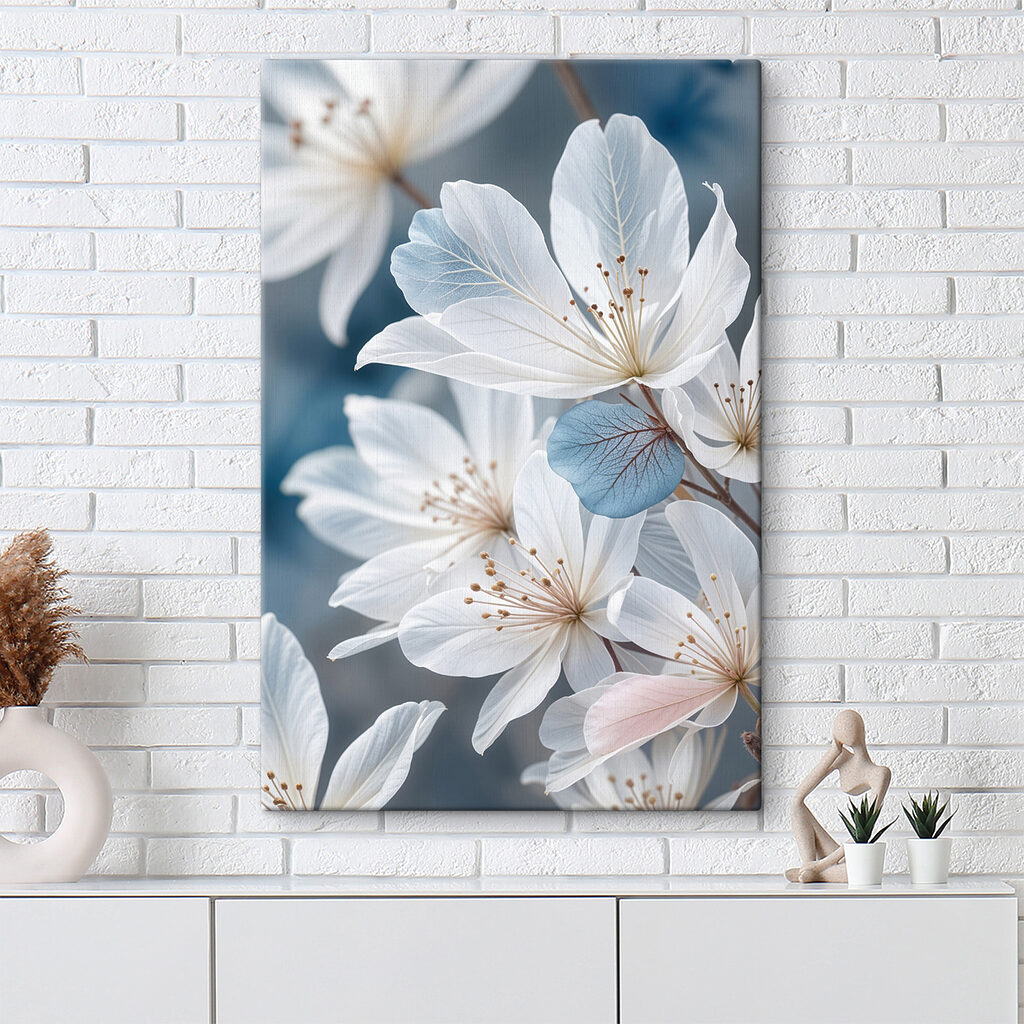 Close up of white flowers