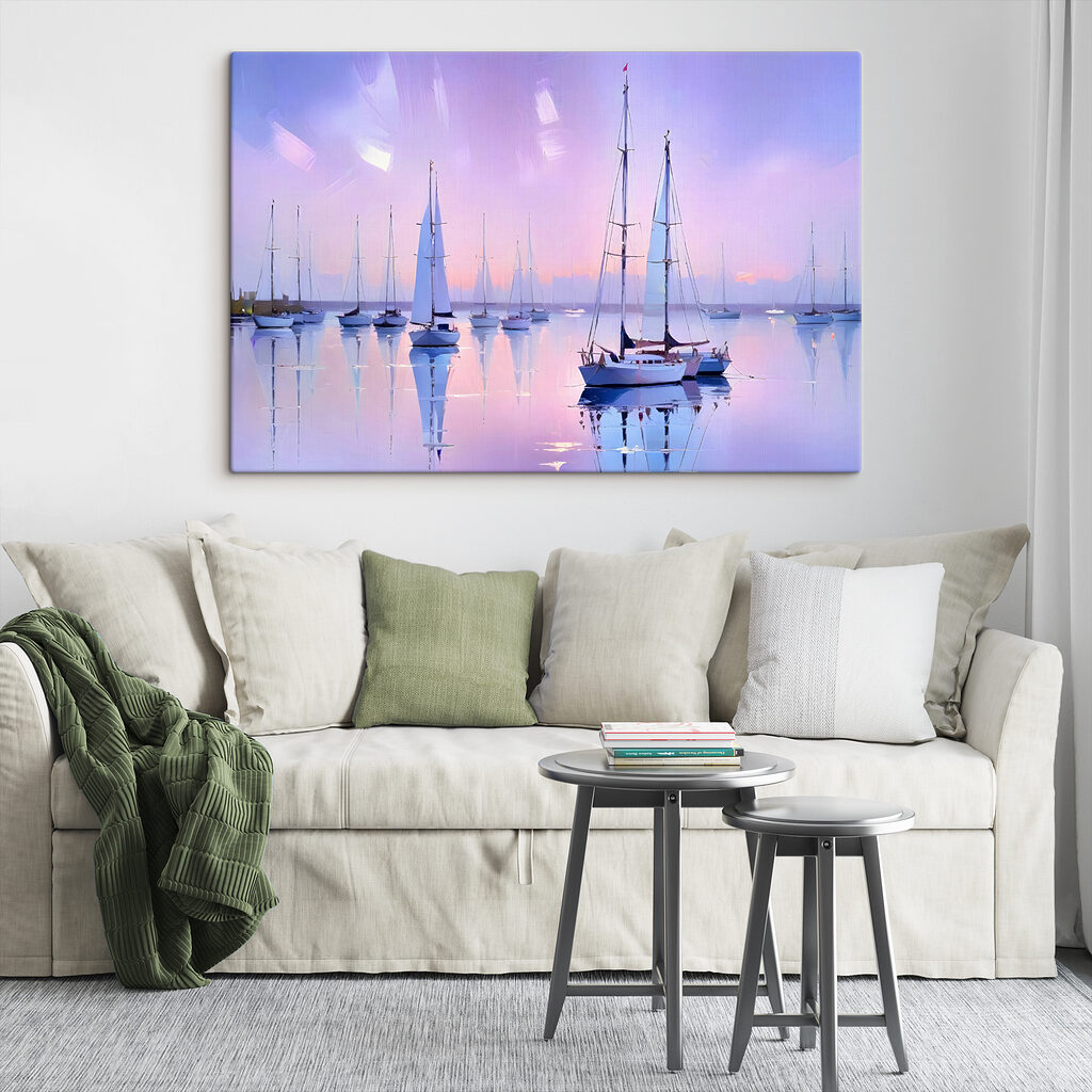Group of sailboats on water Group of sailboats on water