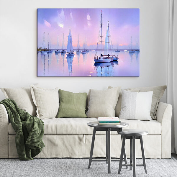 Group of sailboats on water Group of sailboats on water