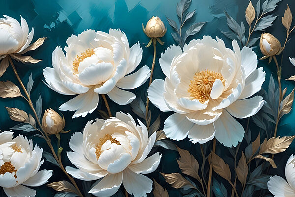 Group of white flowers