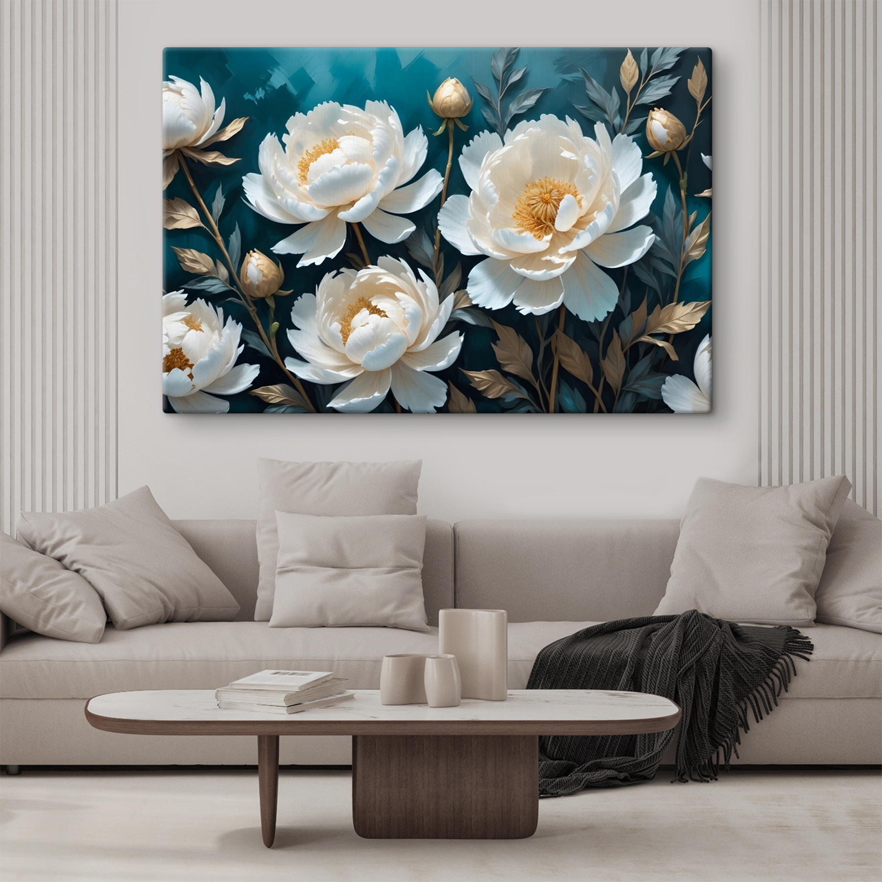 Group of white flowers