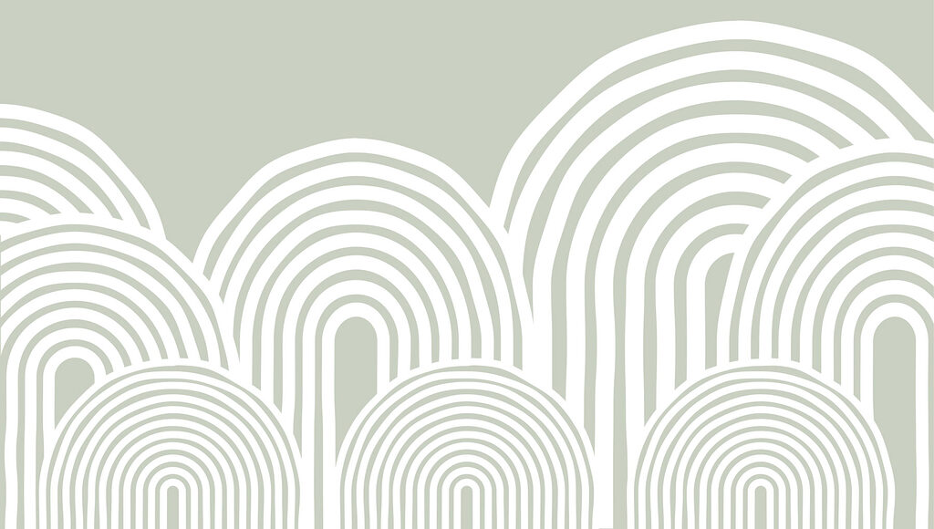 White and gray background with curved lines