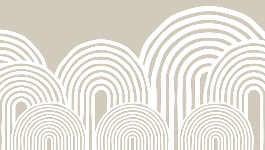 Sfondo bianco e grigio con linee curve