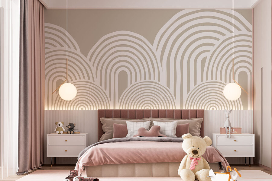 Sfondo bianco e grigio con linee curve
