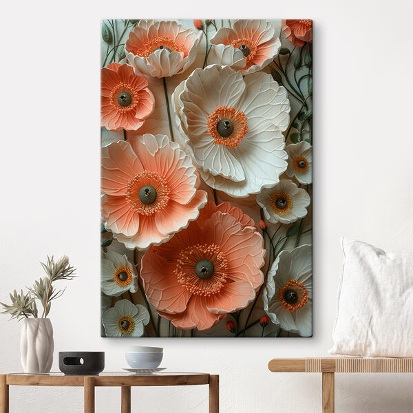 Quadri Mazzo di fiori bianchi e arancioni (COD: s39466) Quadri Quadri Mazzo di fiori bianchi e arancioni (COD: s39466)