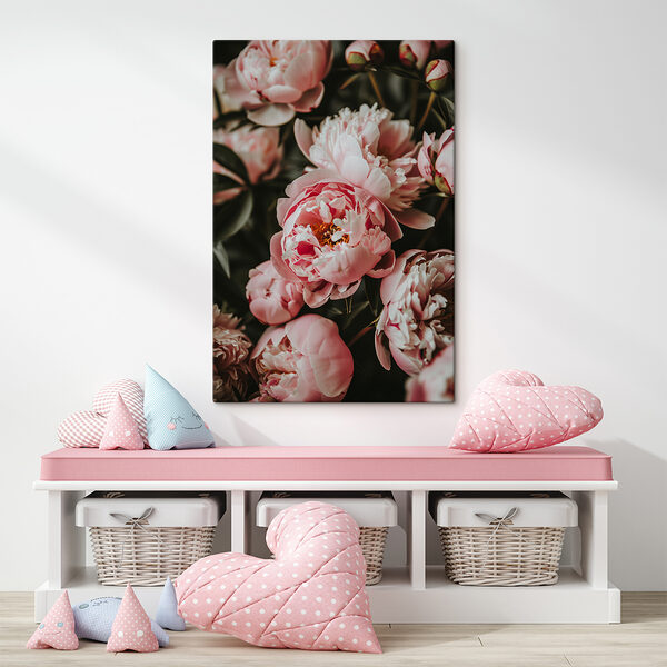 Quadri Quadri Mazzo di fiori rosa (COD: s39546)