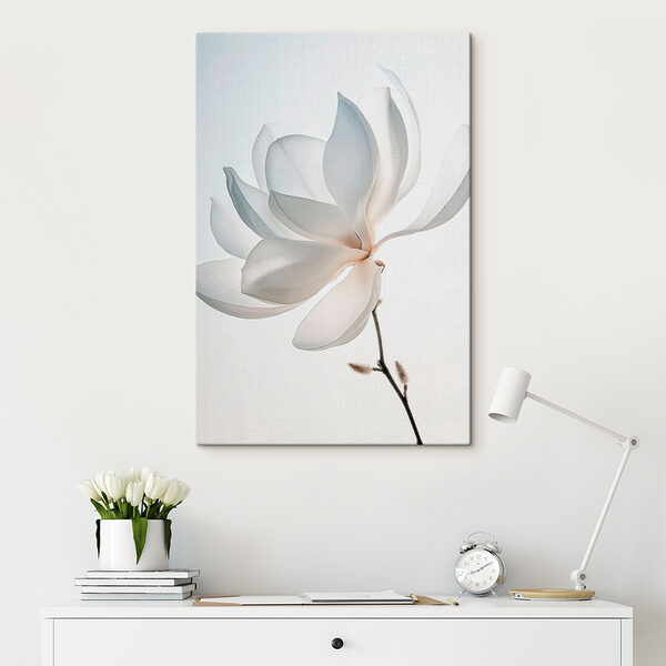 Quadri Fiore bianco con petali (COD: s39581) Quadri Quadri Fiore bianco con petali (COD: s39581)