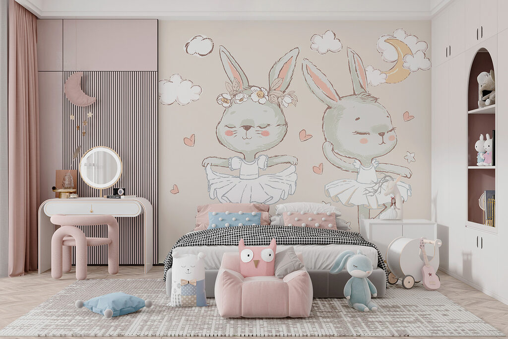 Couple of bunnies in ballet tutu