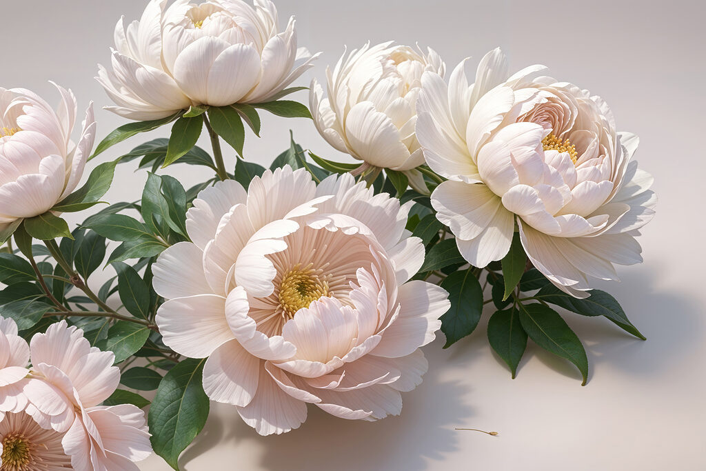 Group of white flowers