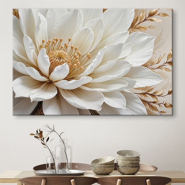 Quadri Primo piano di un fiore bianco (COD: s39508) Quadri Quadri Primo piano di un fiore bianco (COD: s39508)