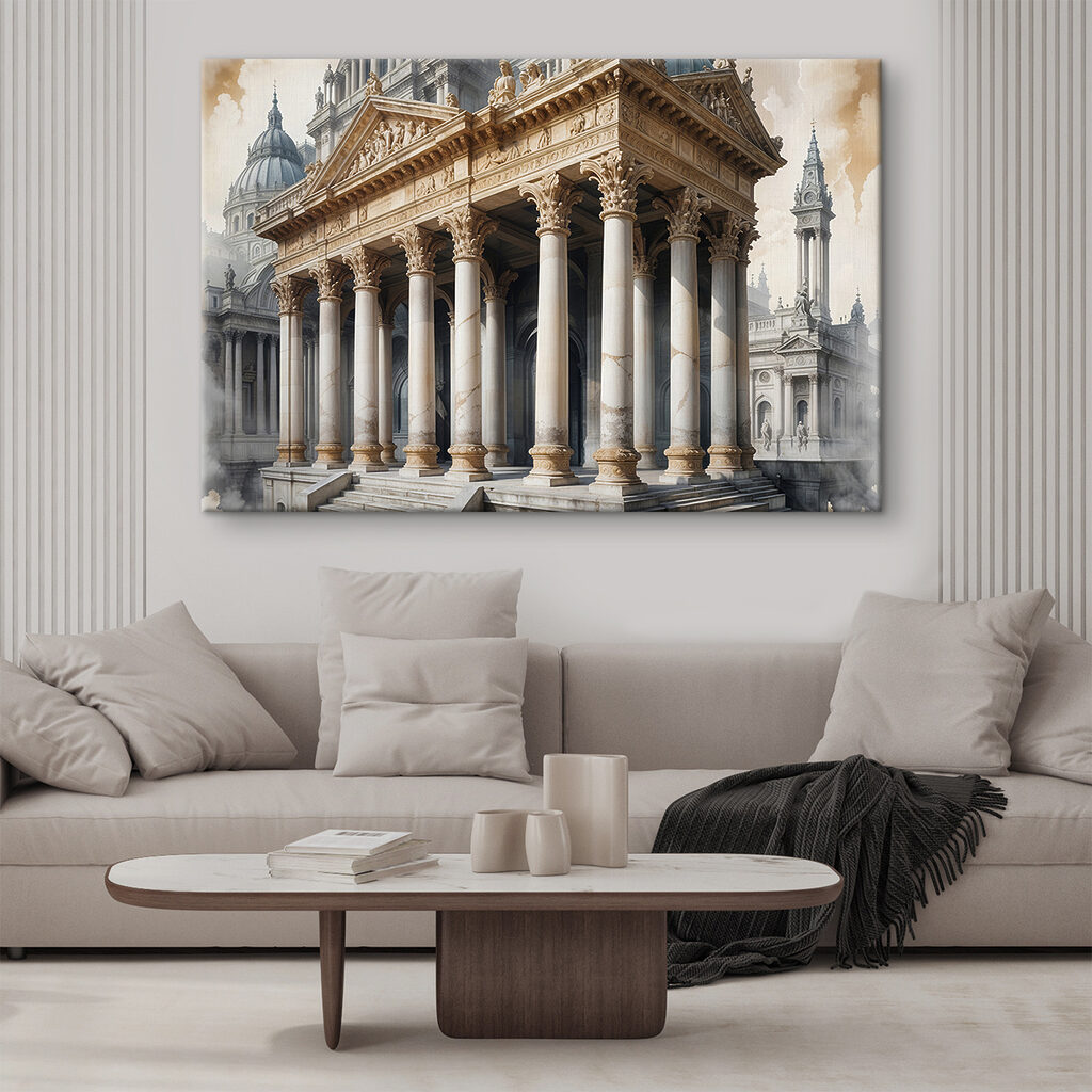 Building with columns and a dome Building with columns and a dome