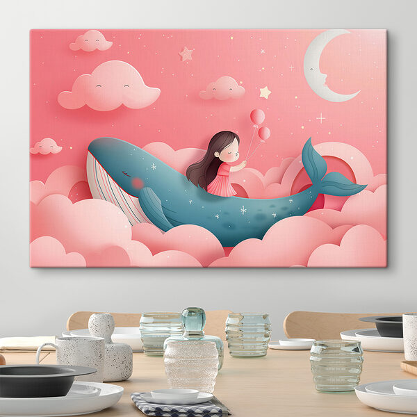 Girl in a whale Girl in a whale