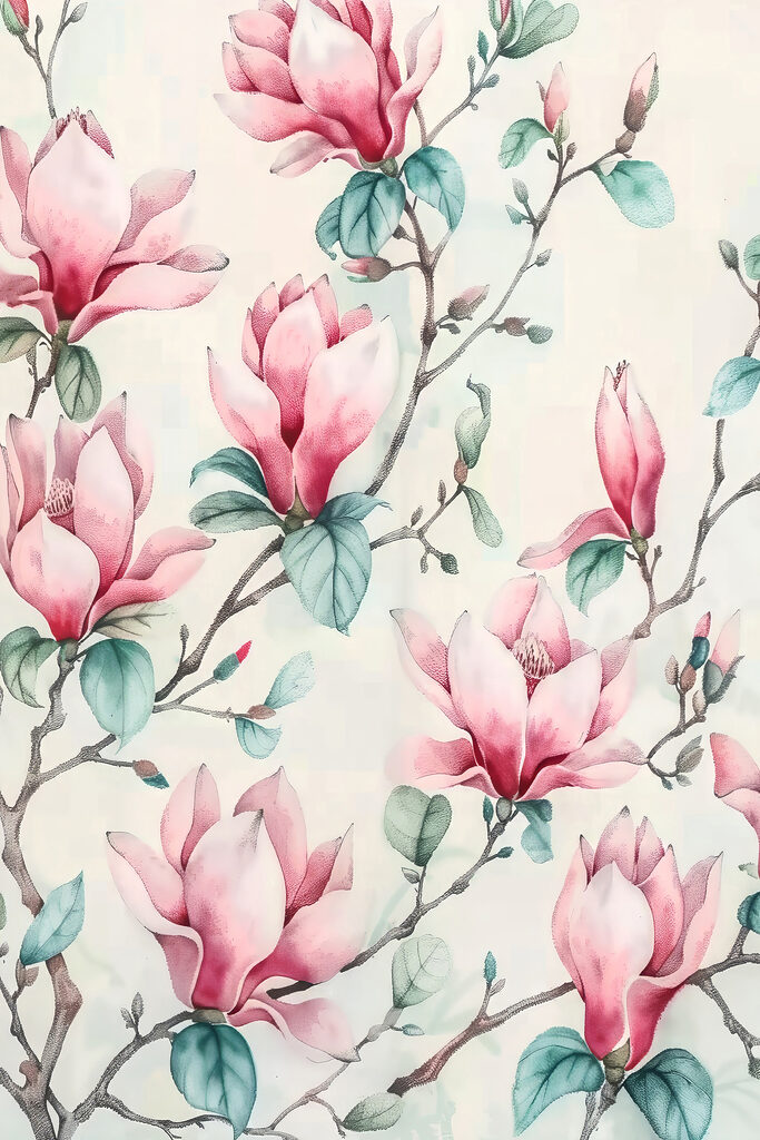 Floral pattern on a white background Floral pattern on a white background