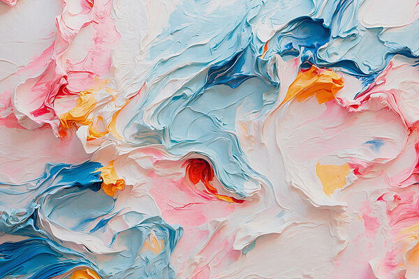 Close up of a painting Close up of a painting
