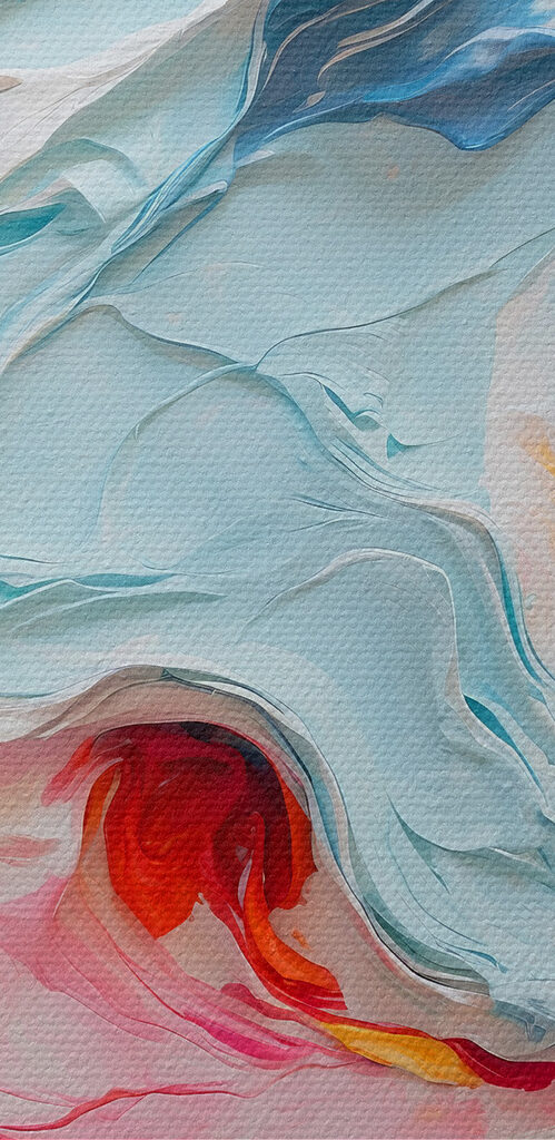 Close up of a painting Close up of a painting